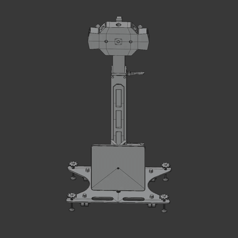 Rotating 3D model of MARS system