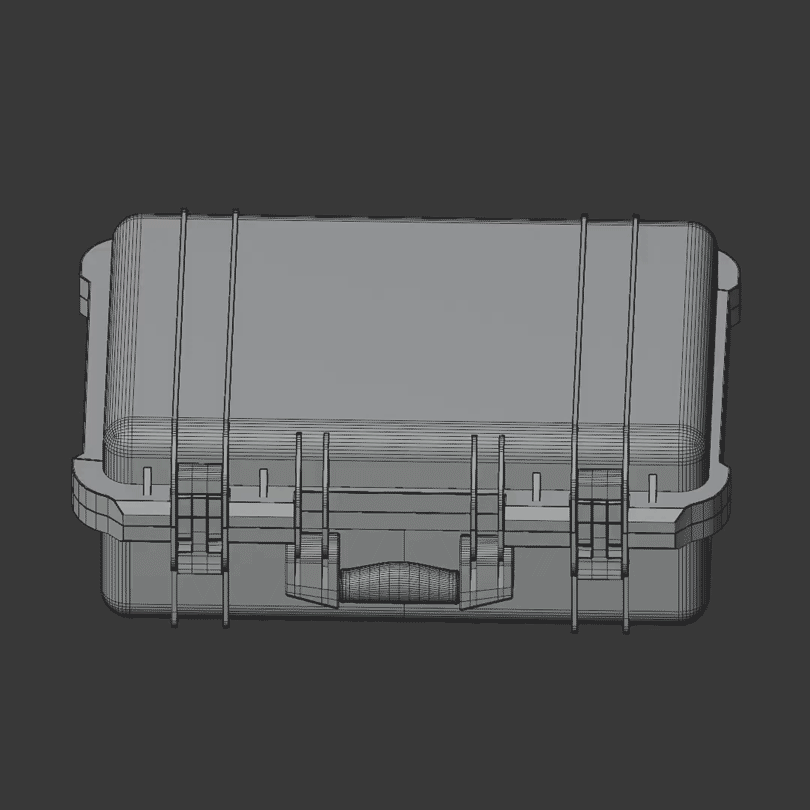 Rotating 3D model of MARS crate (short)