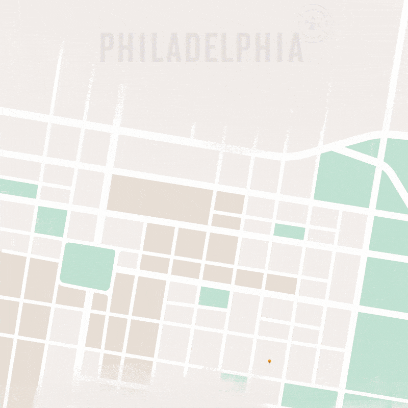 Animated microcontent created for Philadelphia Convention & Visitors Bureau