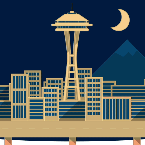 Seattle Space Needle gif - Marriott
