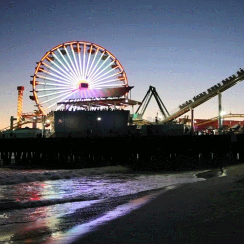 Santa Monica Pier Cinemagraph | Marriott