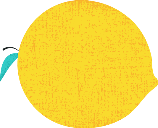 lemon halve front