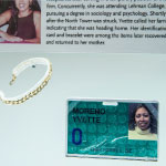 Bracelet and identification card belonging to Yvette Nicole Moreno