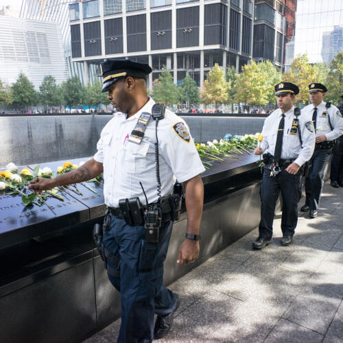 NYPD tribute for Randolph Holder