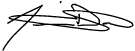 Joe Daniels signature