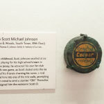 Hockey puck belonging to Scott Michael Johnson