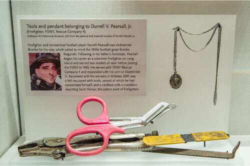 Tools and pendant belonging to Durrell V. Pearsall, Jr.