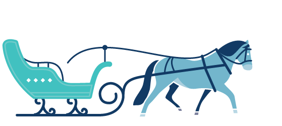 one-horse open sleigh