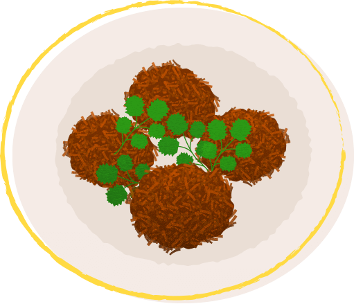 Illustration of Malanga Fritters