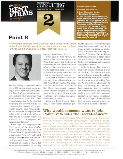 Consulting magazine